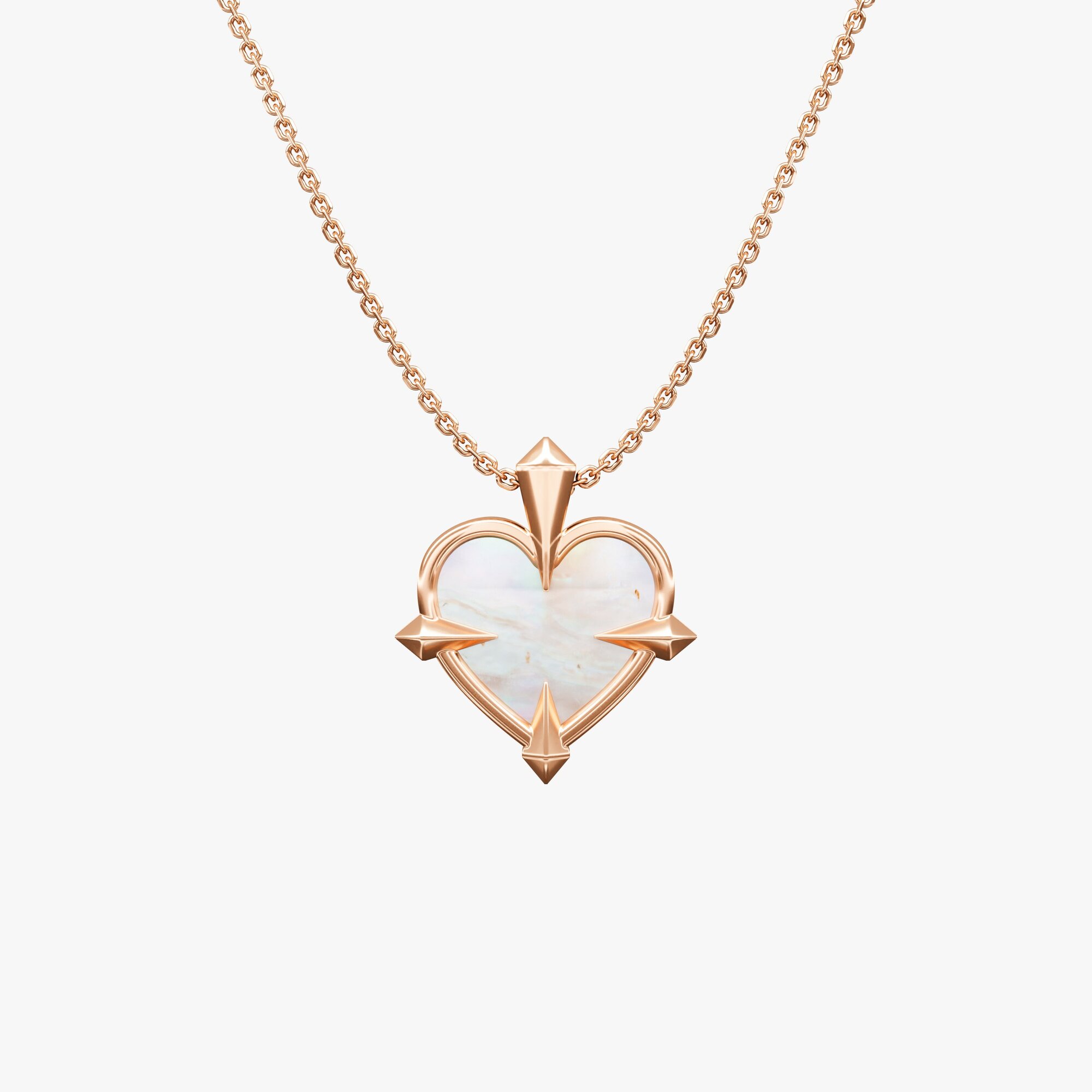 Подвеска из розового золота с перламутром Aim for Love - PC049-320 Подвеска Aim for Love