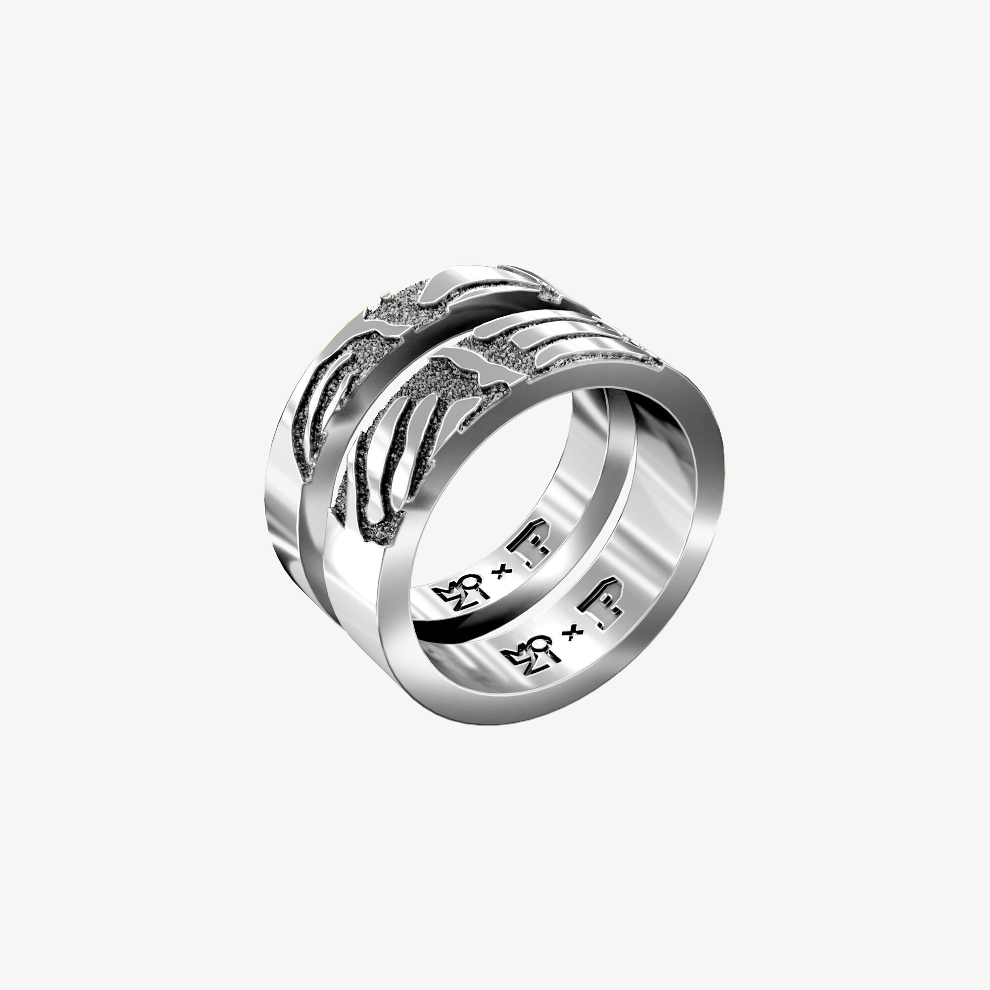 Парные кольца из серебра perque - RC133-100 Парные кольца из серебра perque