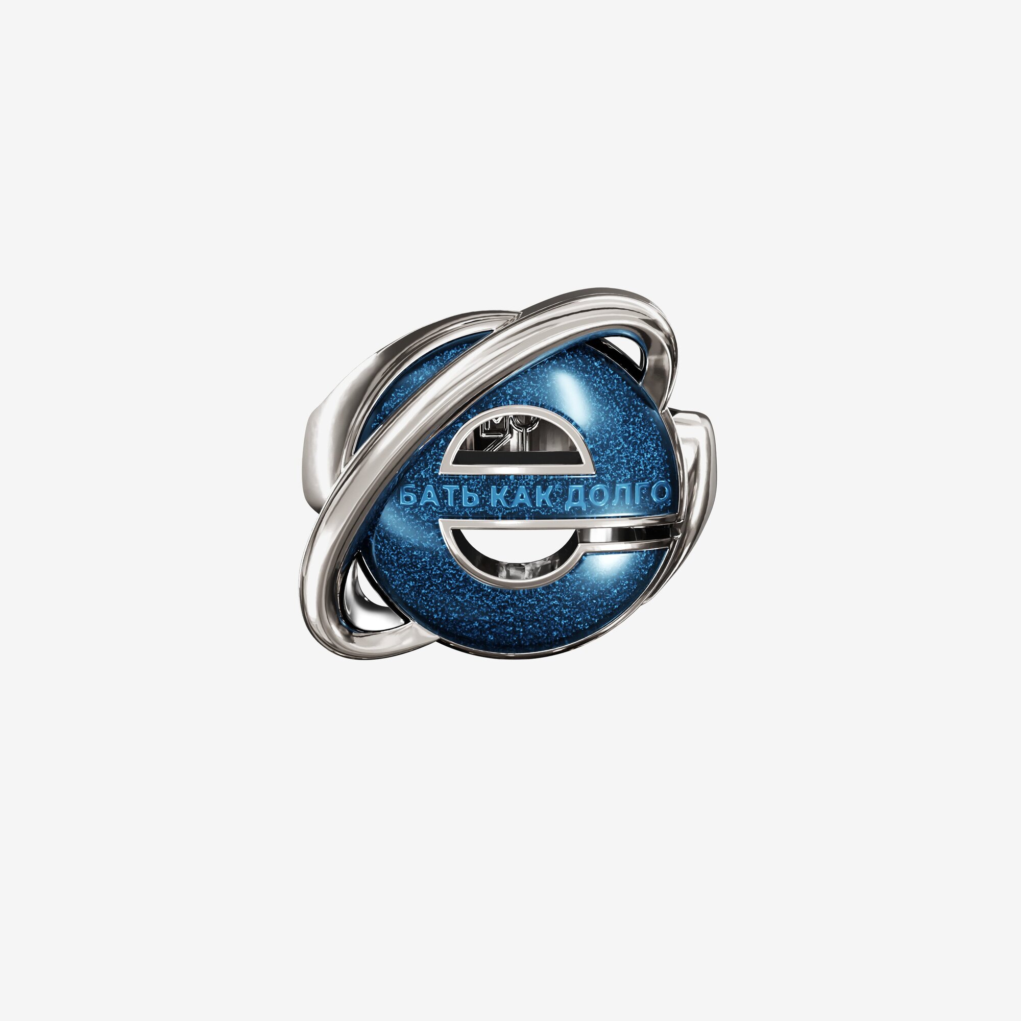 Кольцо из серебра INTERNET EXPLORER - RC174-101 Кольцо INTERNET EXPLORER