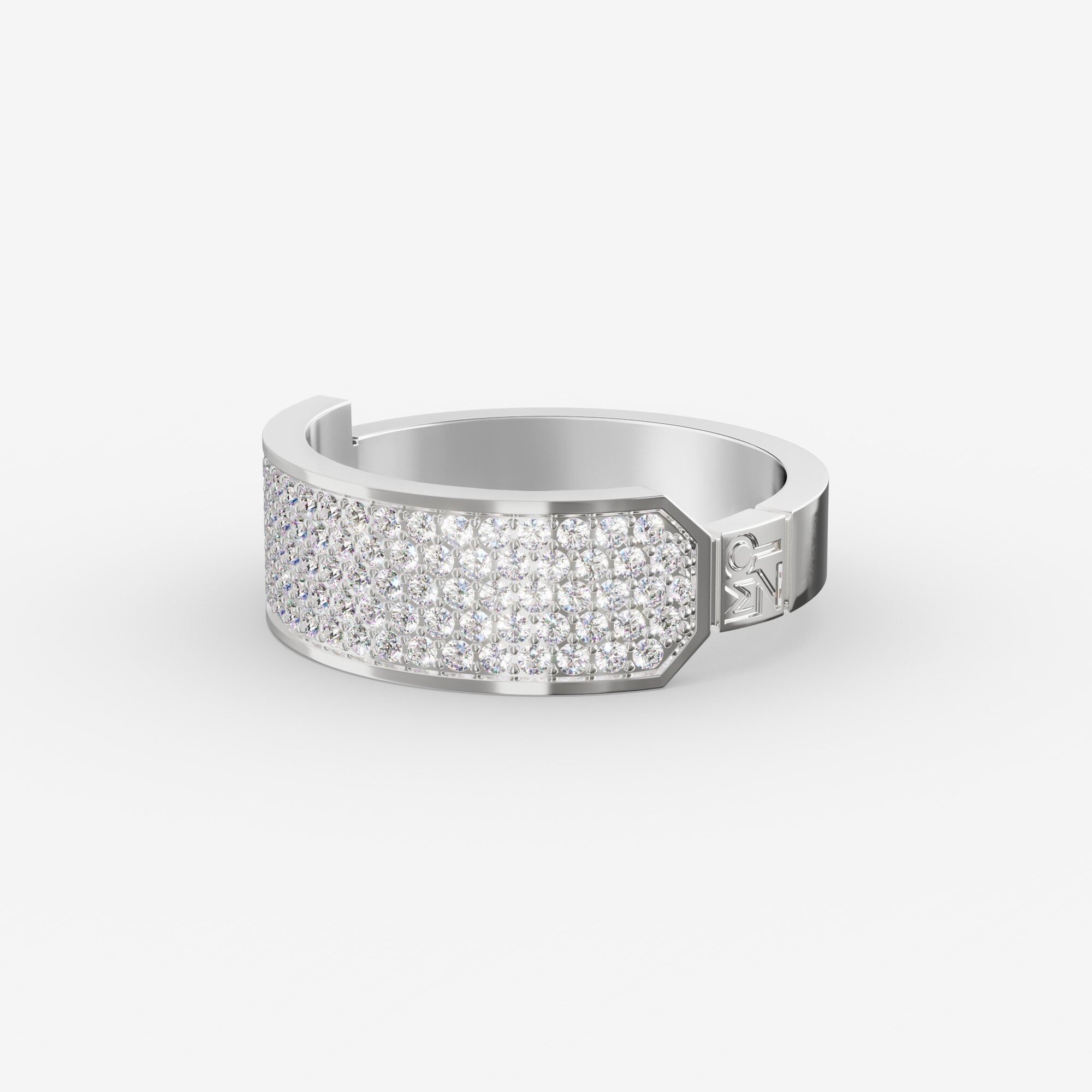 Кольцо из серебра с фианитами ID 20 - RC039-110 Кольцо ID 20