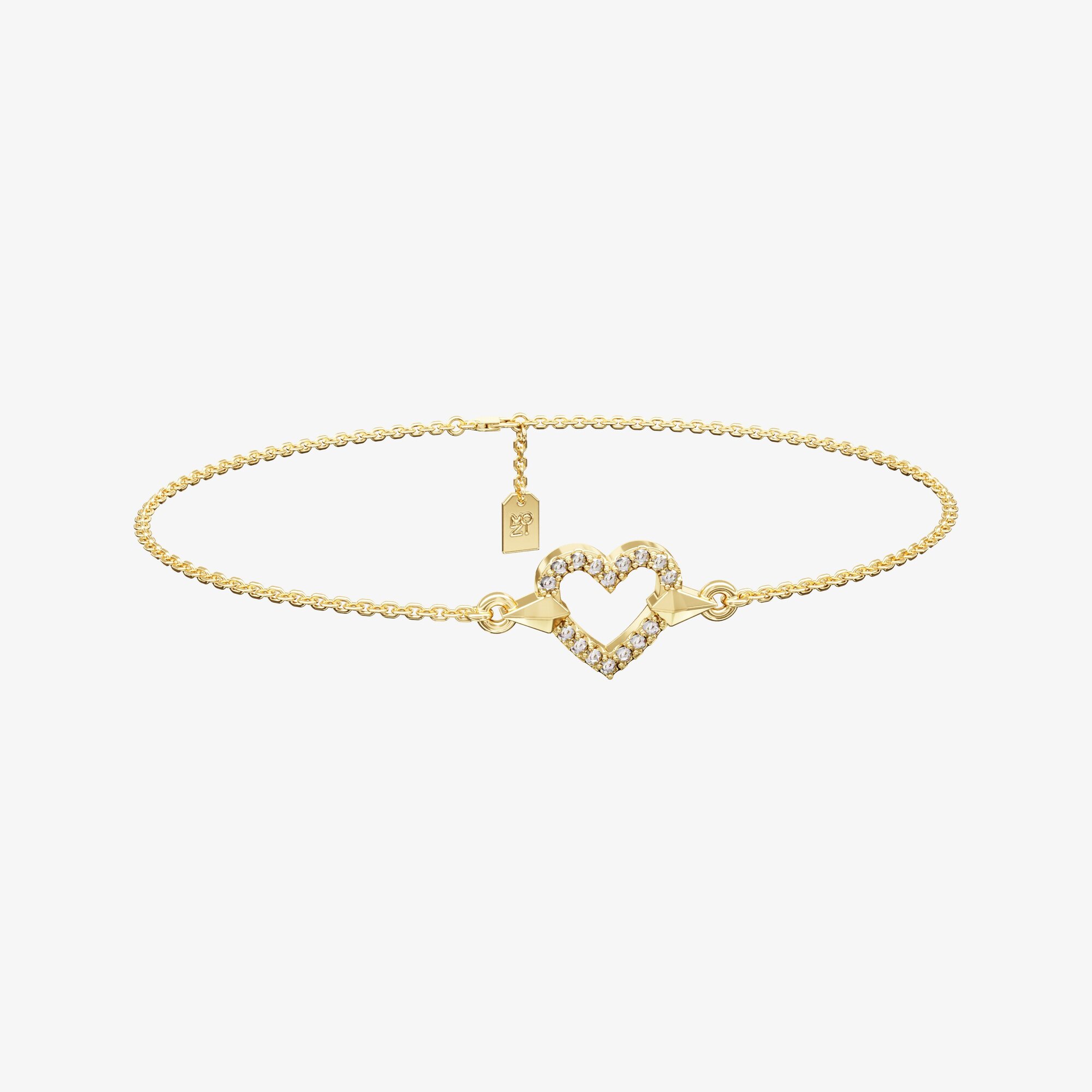 Браслет из желтого золота с бриллиантами Aim for Love - BC027-230 Браслет Aim for Love