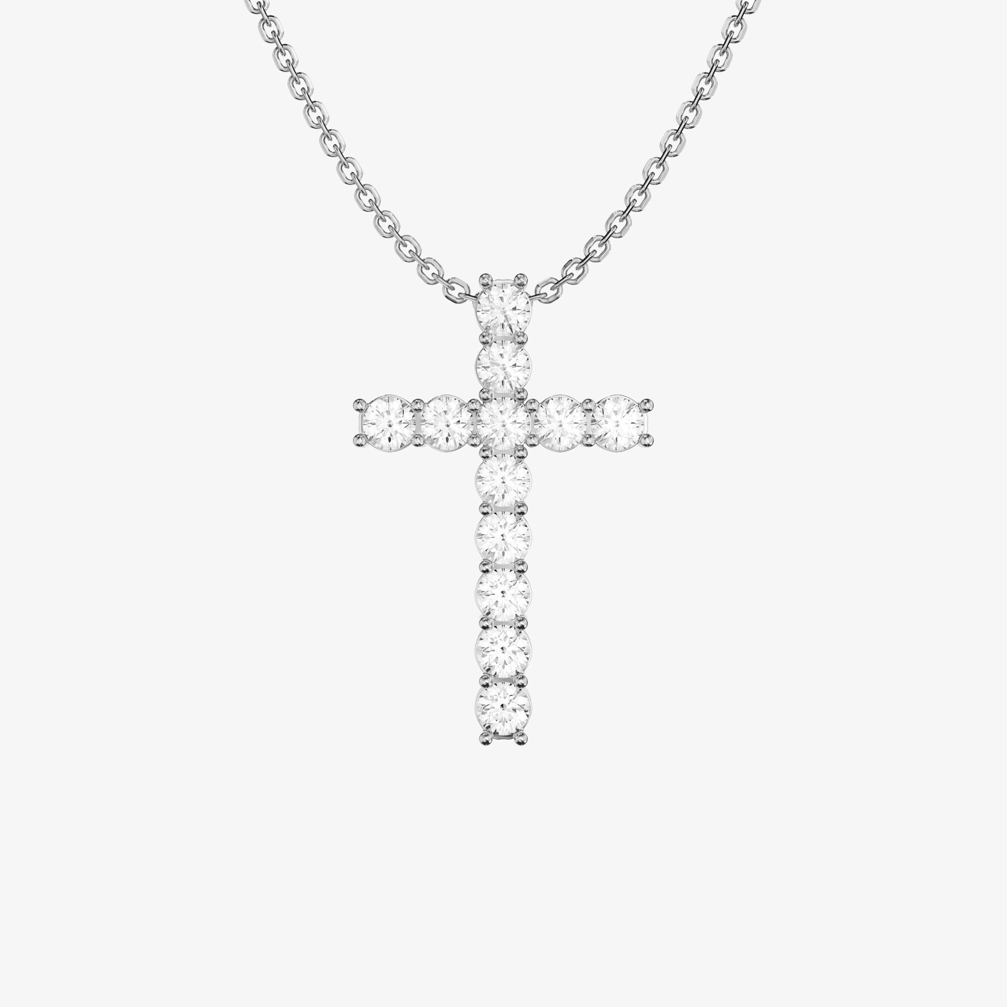 Подвеска из серебра с фианитами Cross M - PB295-110 Подвеска Cross M