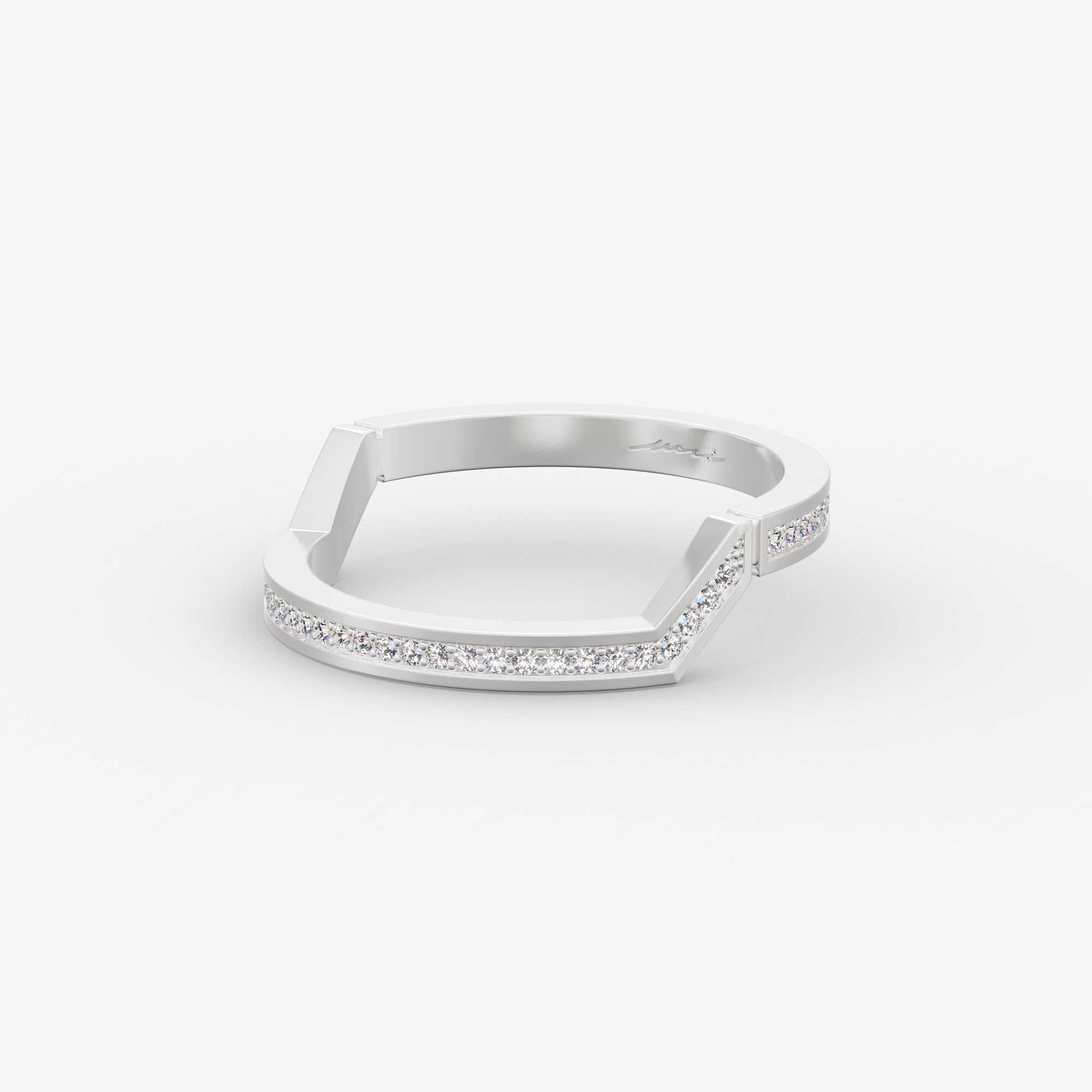 Кольцо из серебра с фианитами ID 3 - RC005-110 Кольцо ID 3