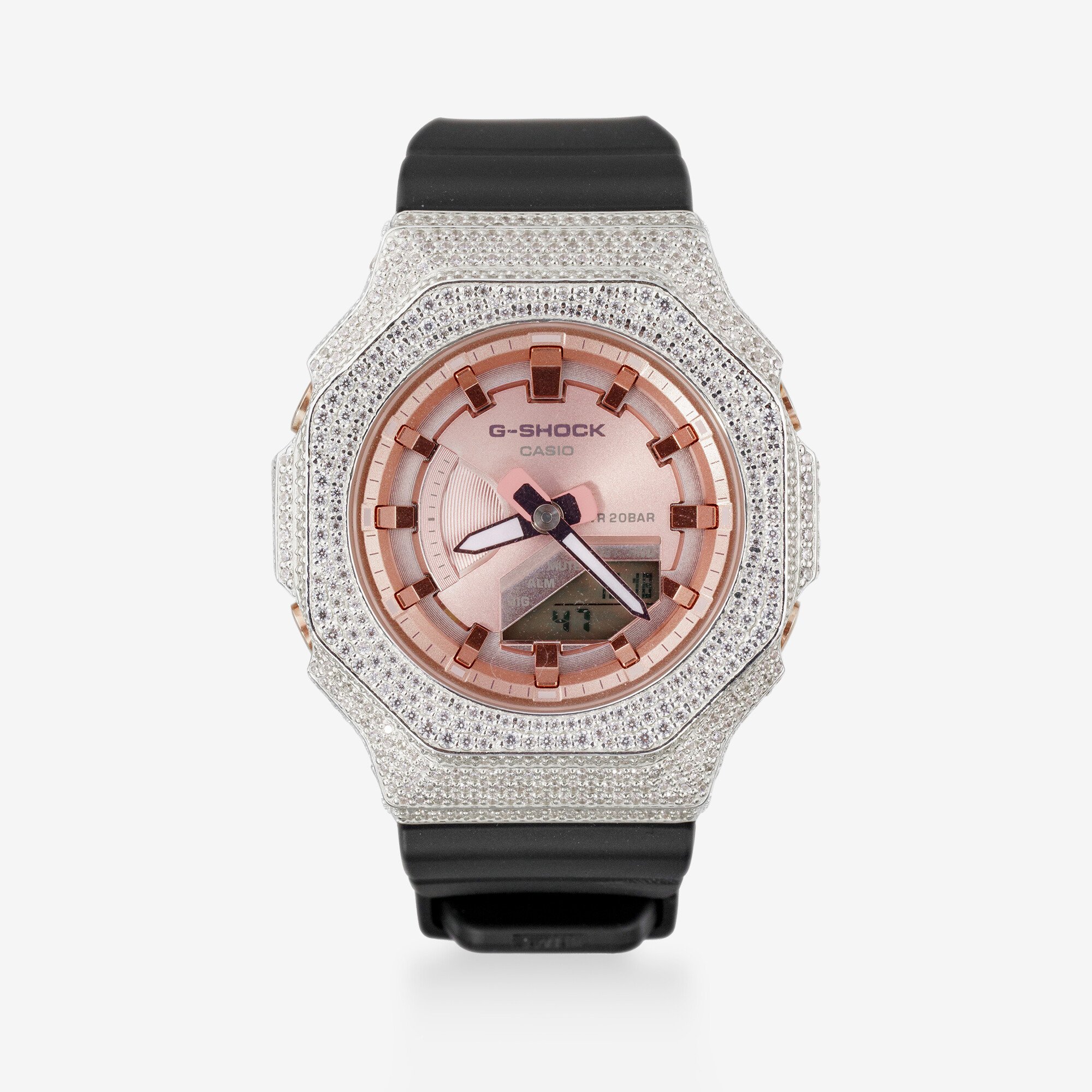 Часы из серебра с фианитами G-SHOCK s2100pg - WC002-110 Часы из серебра с фианитами G-SHOCK s2100pg