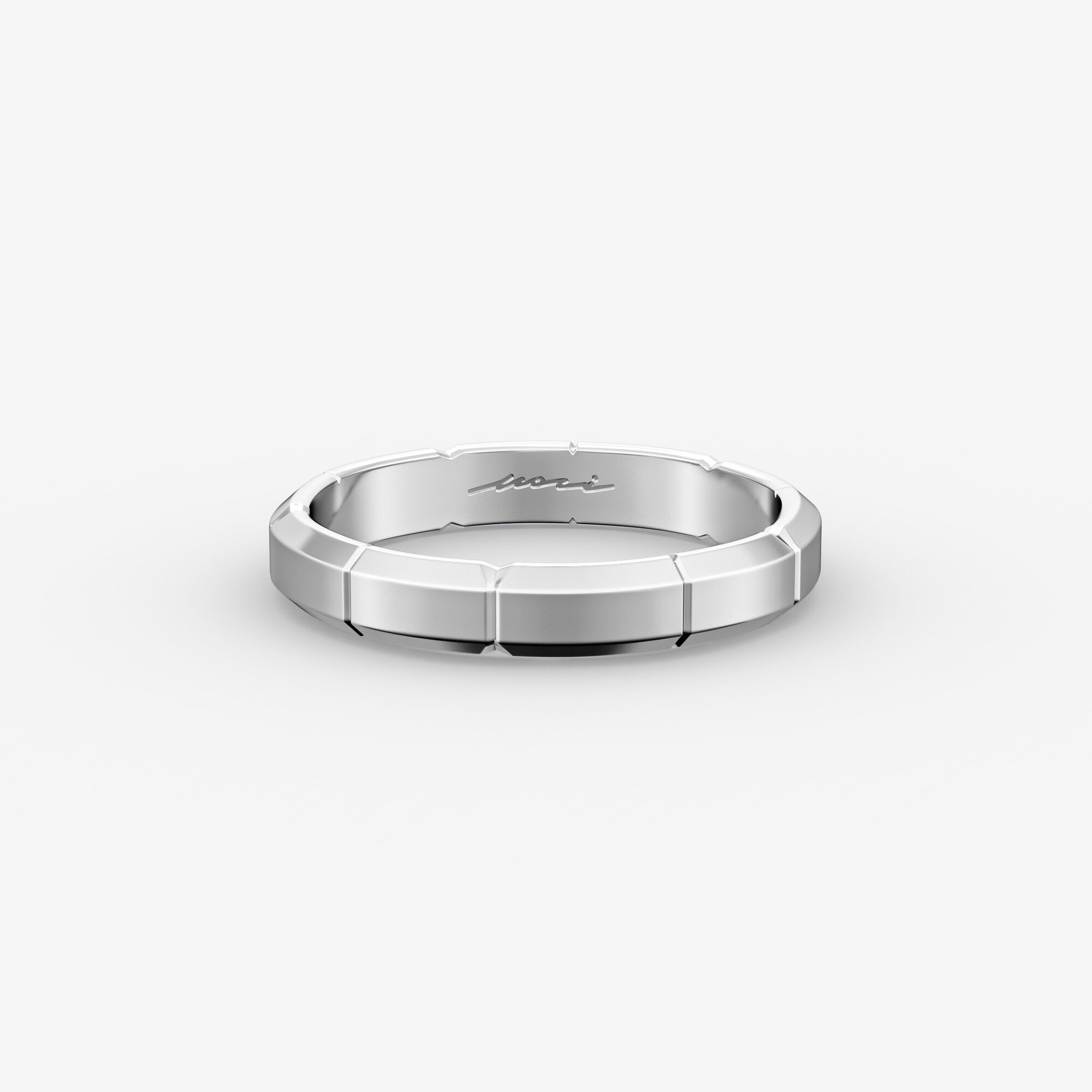 Обручальное кольцо из белого золота W 32 - RW063-400 Обручальное кольцо W 32