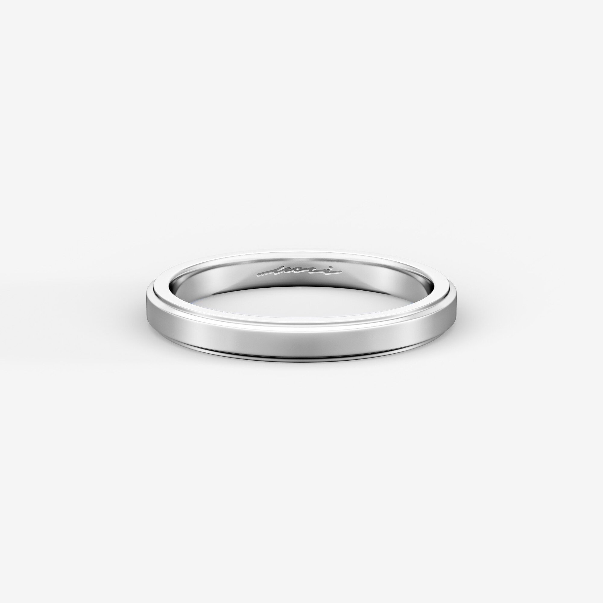 Обручальное кольцо из белого золота W 15 - RW029-400 Обручальное кольцо W 15