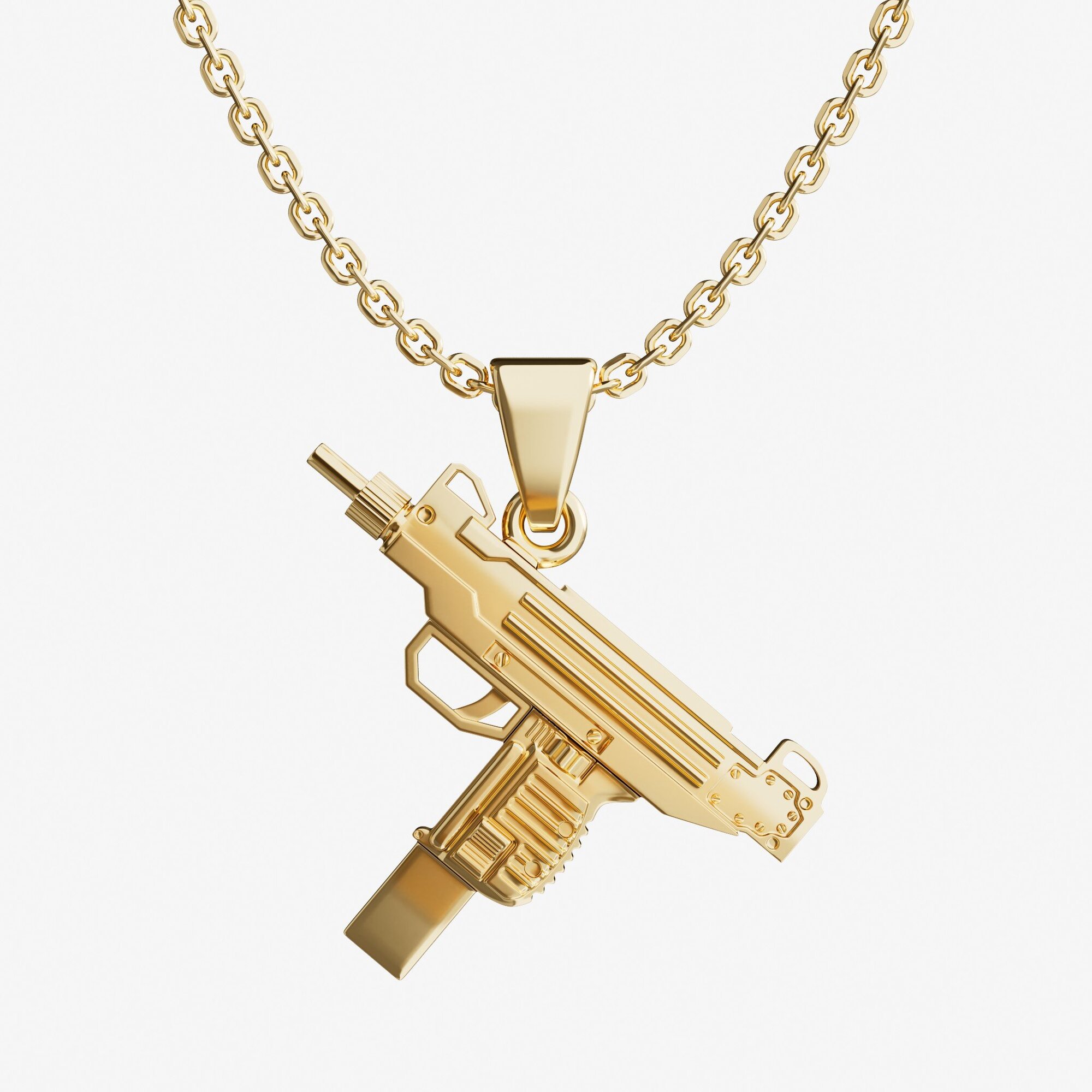 Подвеска из желтого золота UZI S - PB015-200 Подвеска UZI M