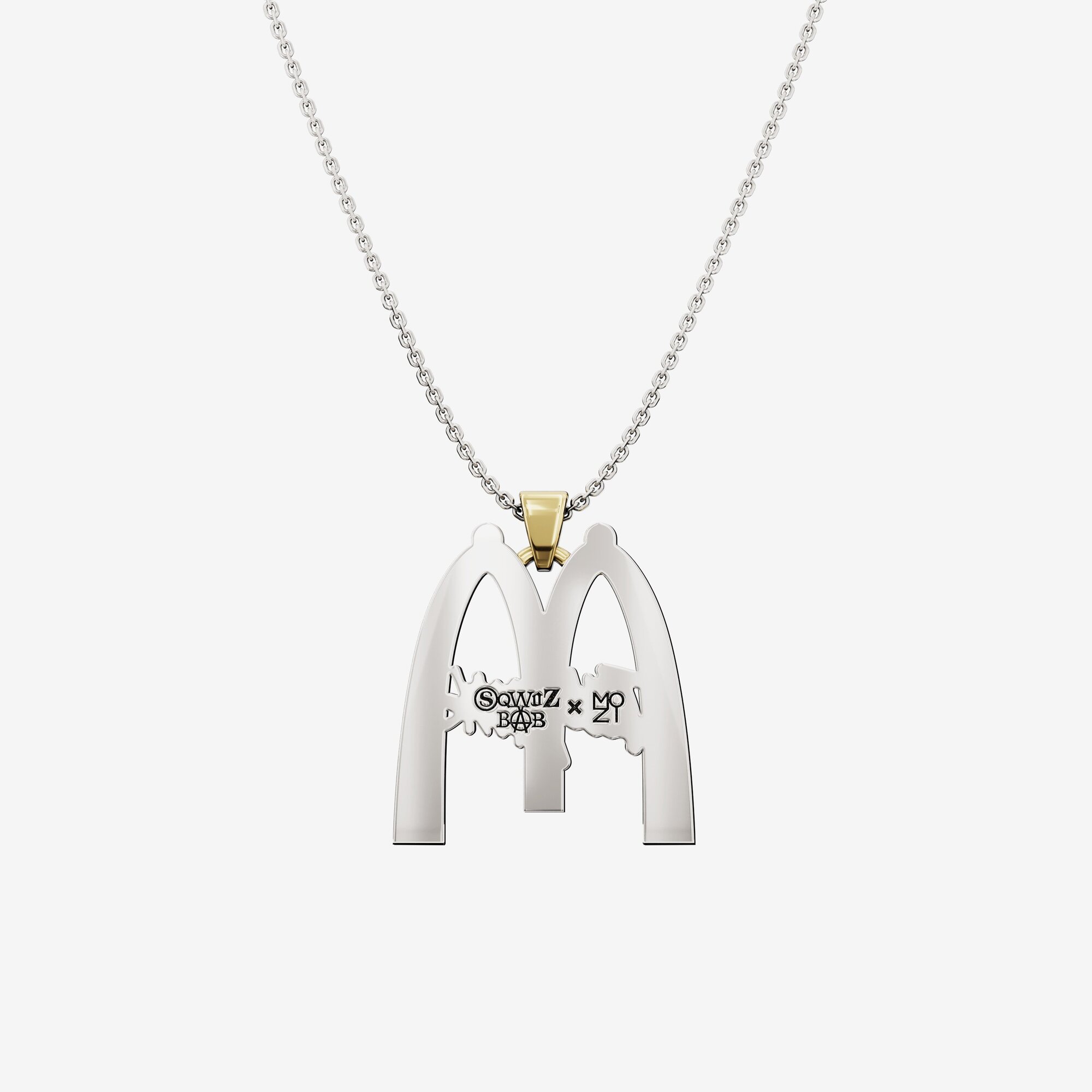 Подвеска из серебра ГРУДНОЕ МОЛОКО - PC283-100 Подвеска TITTY MILK золочение