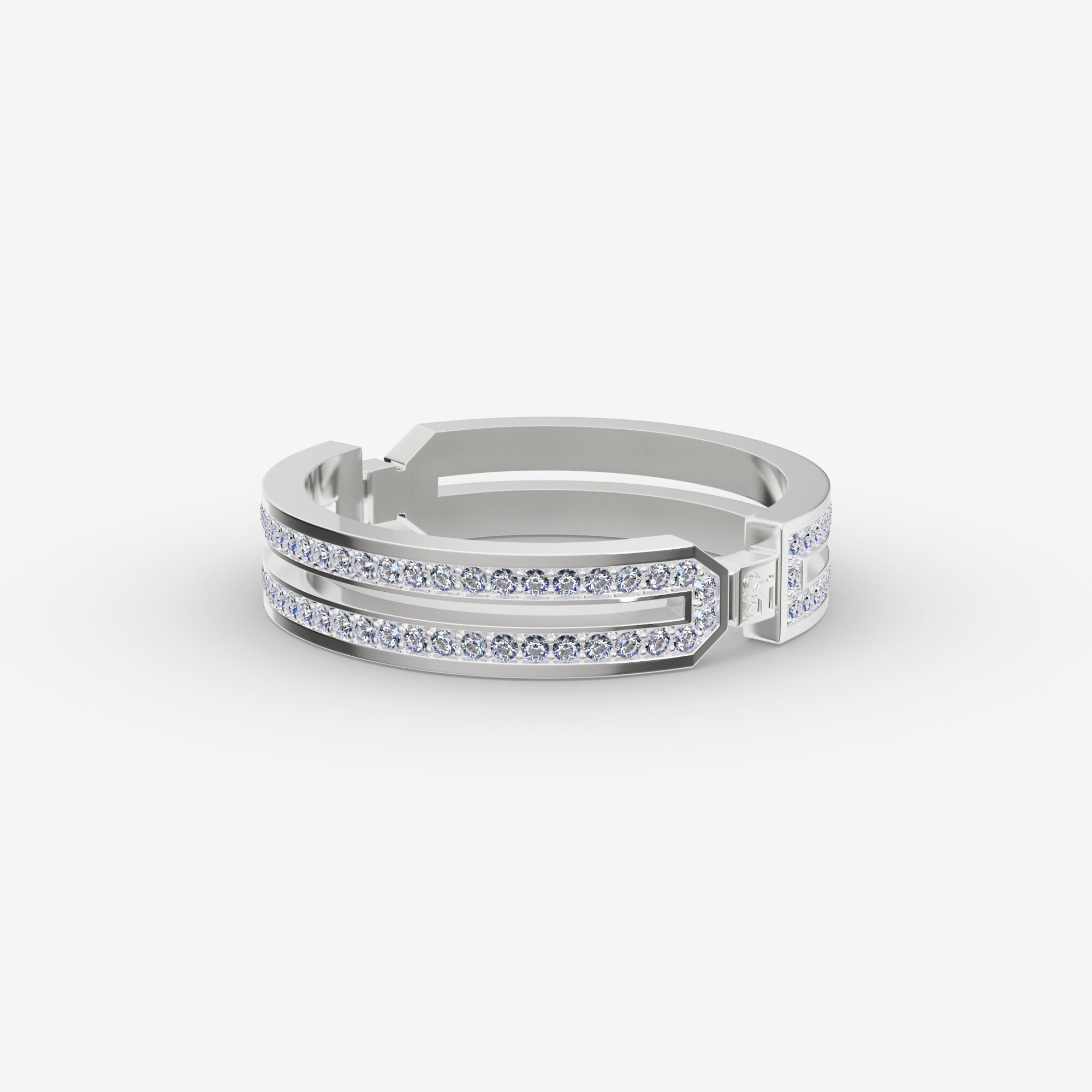 Кольцо из серебра с фианитами ID 24 - RC047-110 Кольцо ID 24