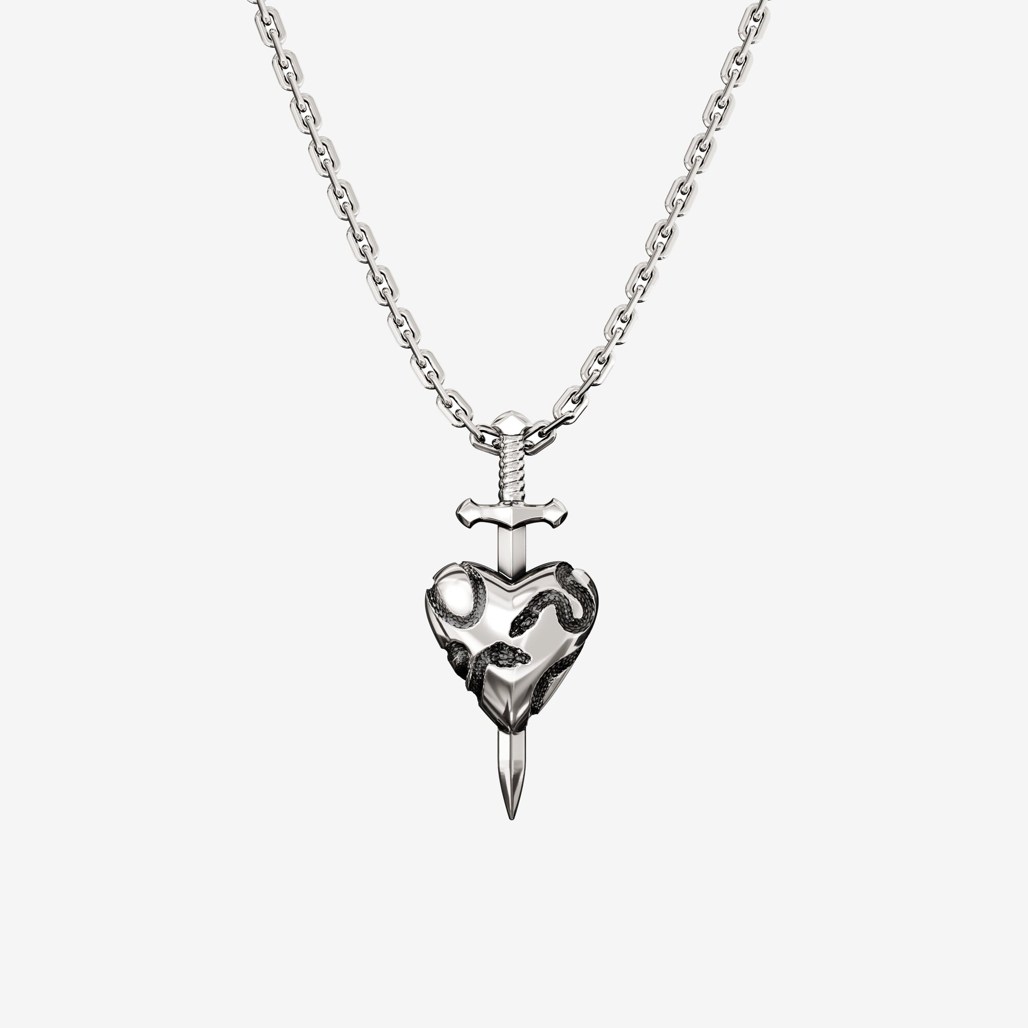 Подвеска из серебра ЛЮБОВНАЯ ЛОВУШКА - PC295-100 Подвеска TRAP LOVE