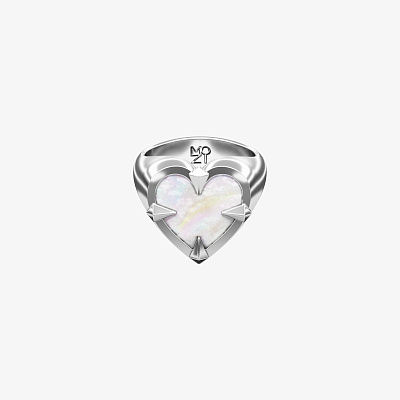 Кольцо из серебра с перламутром Aim for Love - RC098-120 Кольцо Aim for Love
