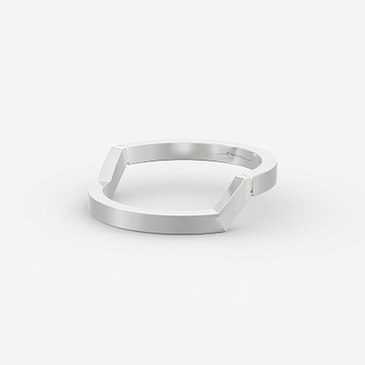 Кольцо из белого золота ID 4 - RC007-400 Кольцо ID 4