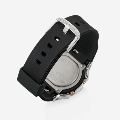 Часы из серебра с фианитами G-SHOCK 5600pg - WC003-110 Часы из серебра с фианитами G-SHOCK 5600pg
