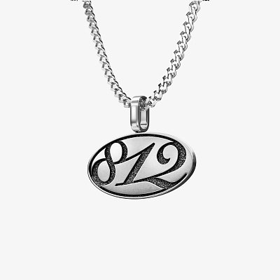 Подвеска 812 из серебра - PC118-100 Подвеска 812