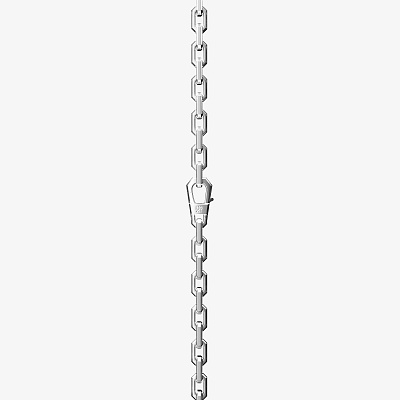 Цепь ANCHOR из серебра 10 мм - AB001-100 Цепь ANCHOR 10 мм