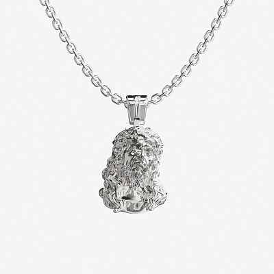 Подвеска из серебра c фианитом JESUS M - PB007-110 Подвеска JESUS M