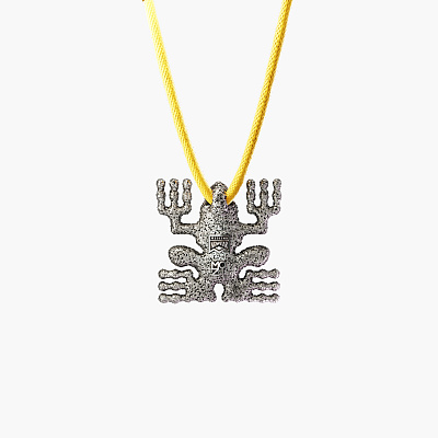 Подвеска из серебра с фианитами ЛЯГУШКА - 6