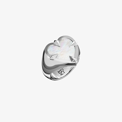 Кольцо из серебра с перламутром Aim for Love - RC098-120 Кольцо Aim for Love