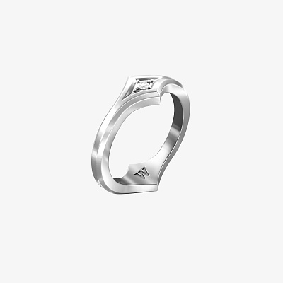 Кольцо из серебра с фианитами ПУТЬ 10 - RC140-110 Кольцо WAY 10