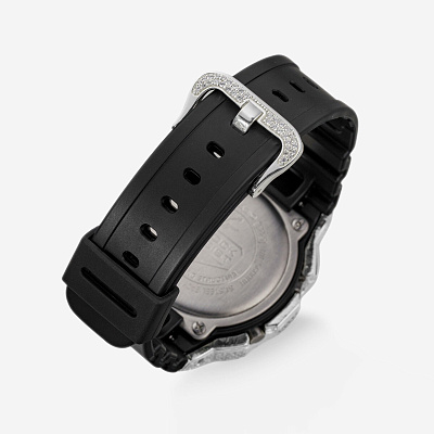 Часы из серебра с фианитами G-SHOCK 5600 - WC004-110 Часы из серебра с фианитами G-SHOCK 5600