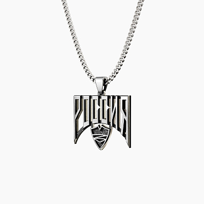 Подвеска из серебра Россия - PC312-100 Подвеска Россия