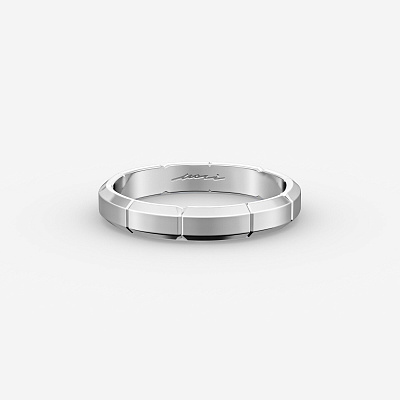 Обручальное кольцо из белого золота W 32 - RW063-400 Обручальное кольцо W 32