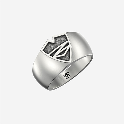 Кольцо из серебра ПИТЕРСКИЙ ЩИТ - RC113-100 Кольцо Питерский щит