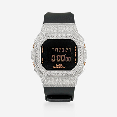Часы из серебра с фианитами G-SHOCK 5600pg - WC003-110 Часы из серебра с фианитами G-SHOCK 5600pg