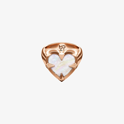 Кольцо из розового золота с перламутром Aim for Love - RC098-320 Кольцо Aim for Love
