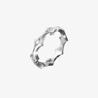 Кольцо из серебра с фианитами ПУТЬ 11 - RC142-110 Кольцо WAY 11