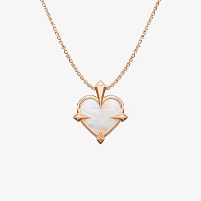 Подвеска из розового золота с перламутром Aim for Love - PC049-320 Подвеска Aim for Love